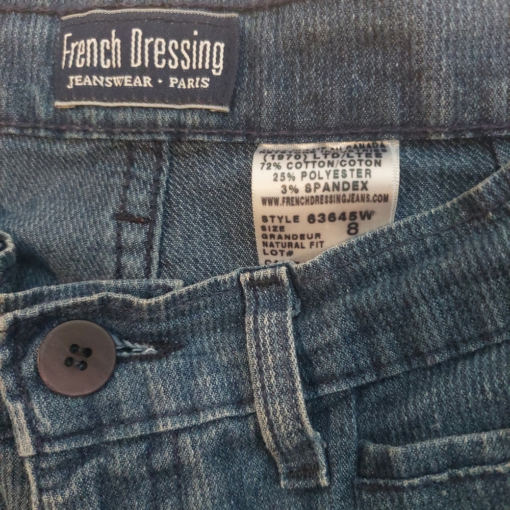 French Dressing Women's Blue Straight Leg Jeans